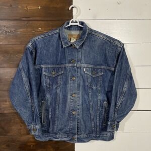 Vintage 90s Levis Denim Type 3 Jacket Women's Size Large Trucker 77930-7206